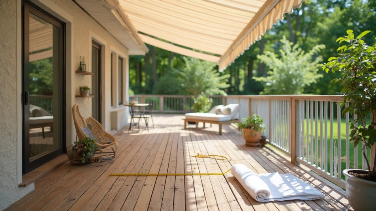 jak zrobić markize na taras