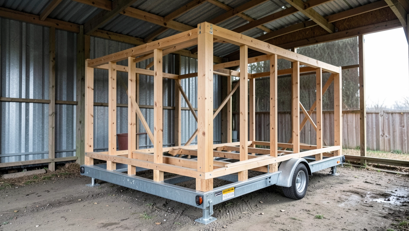 Konstrukcja domku holenderskiego pod zadaszenie