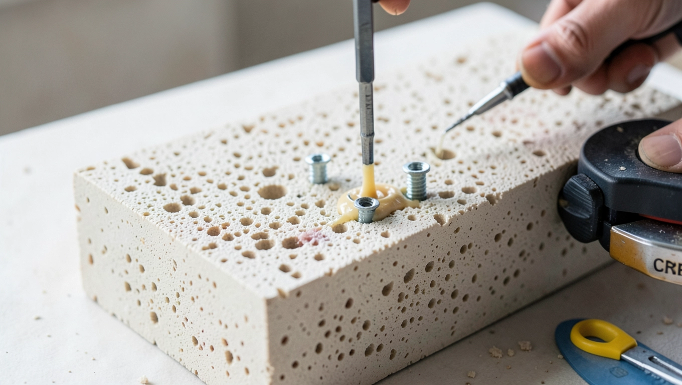 Kotwy chemiczne do markizy na YTONG