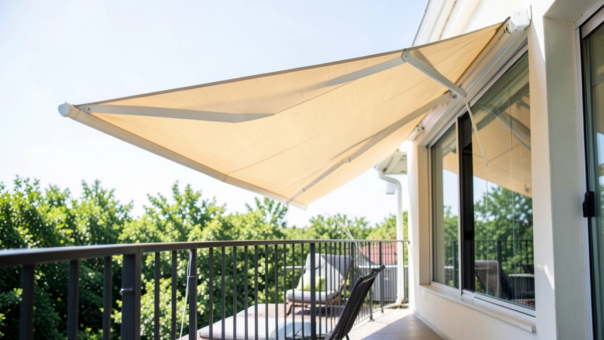 Markiza rozporowa na balkon