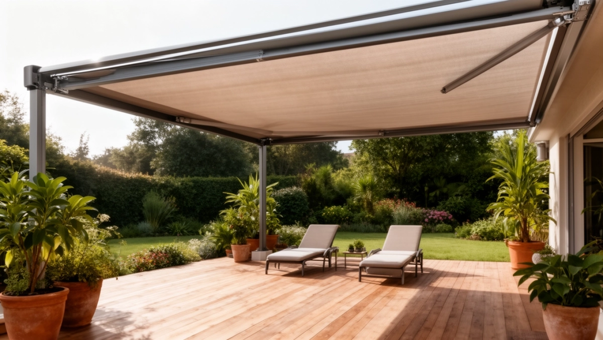 markiza tarasowa montowana do sufitu