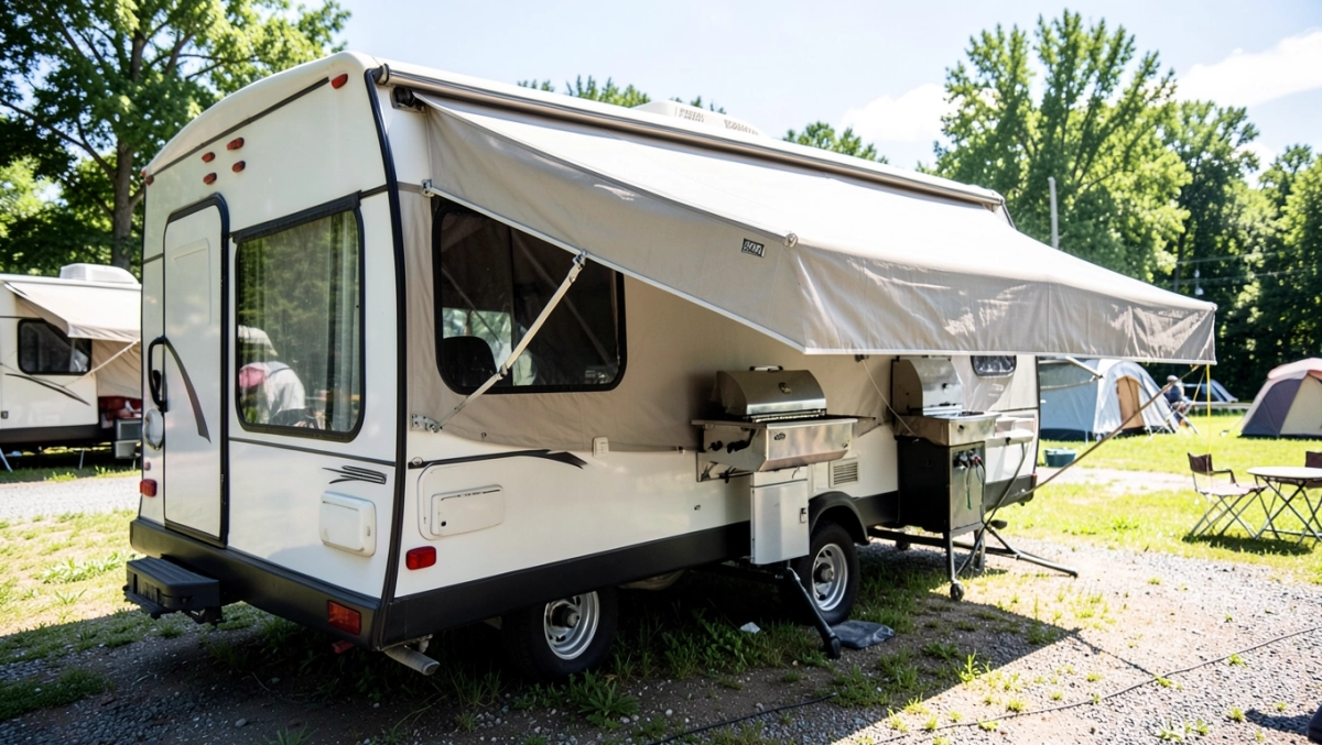 Markiza workowa do przyczepy kempingowej