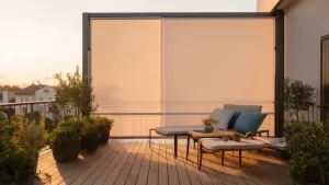 Markiza boczna na taras