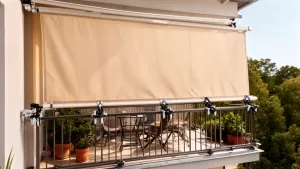 markiza na balkon bez vrtania