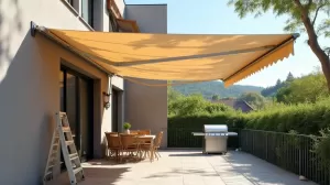 Montaż markizy do ocieplonej ściany