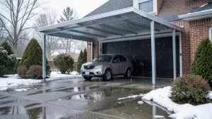 zadaszenie wjazdu do garażu