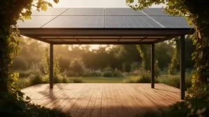 Zadaszenie z paneli fotowoltaicznych